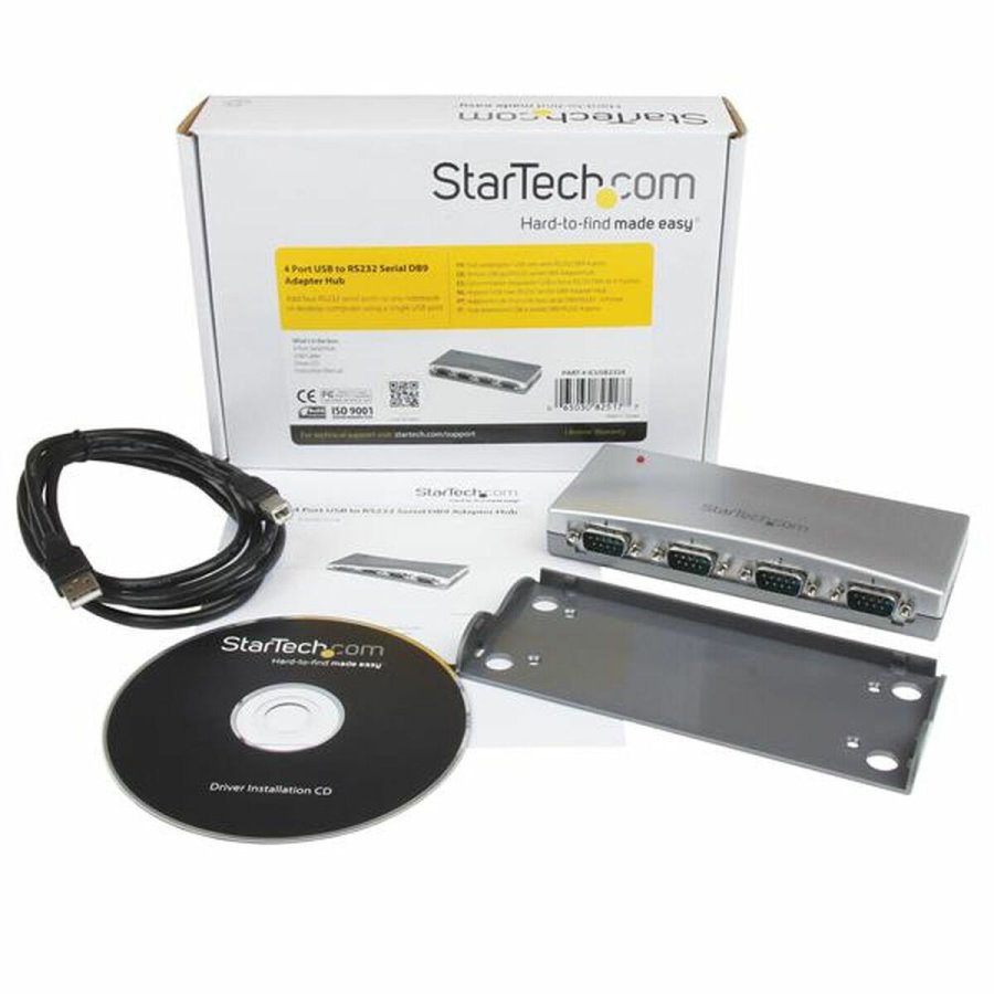 USB til RS232-adapter Startech ICUSB2324 Slvfarvet #1