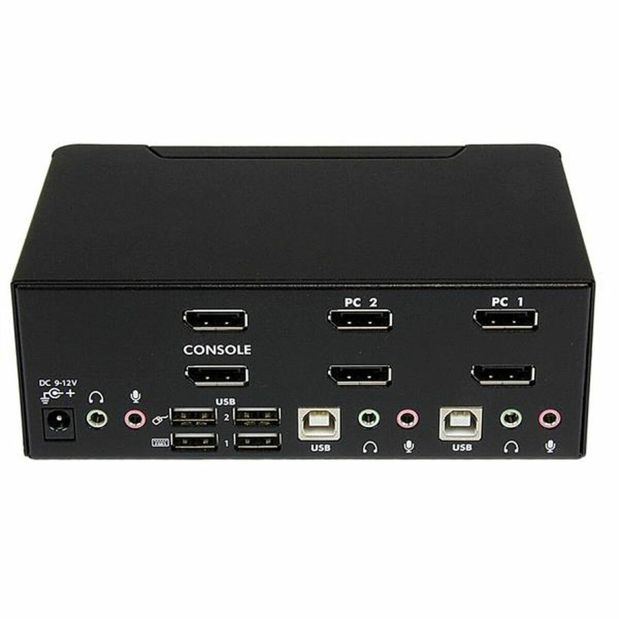 KVM -kontakt med 2 porte Startech SV231DPDDUA Sort #2
