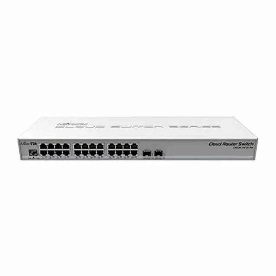 Switch til netv�rket med kontaktskab Mikrotik CRS326-24G-2S+RM Gigabit Ethernet S�lv #1