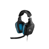 Hovedtelefoner med mikrofon Logitech g432 Bl� Sort #1