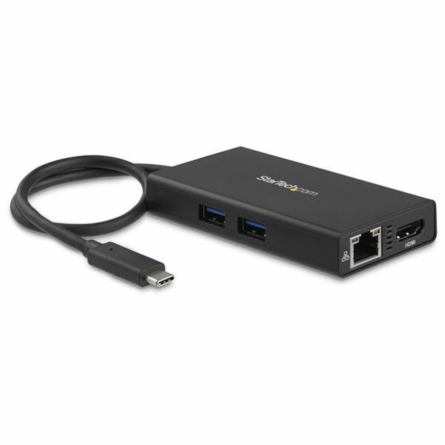 USB Hub Startech DKT30CHPD Sort 60 W #1