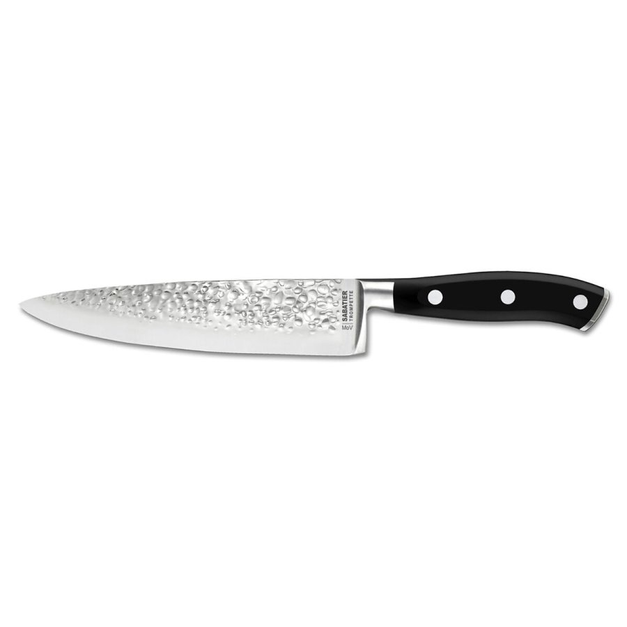 Kokkekniv Sabatier Carbon Sort Metal Bakelit (6 enheder) #1