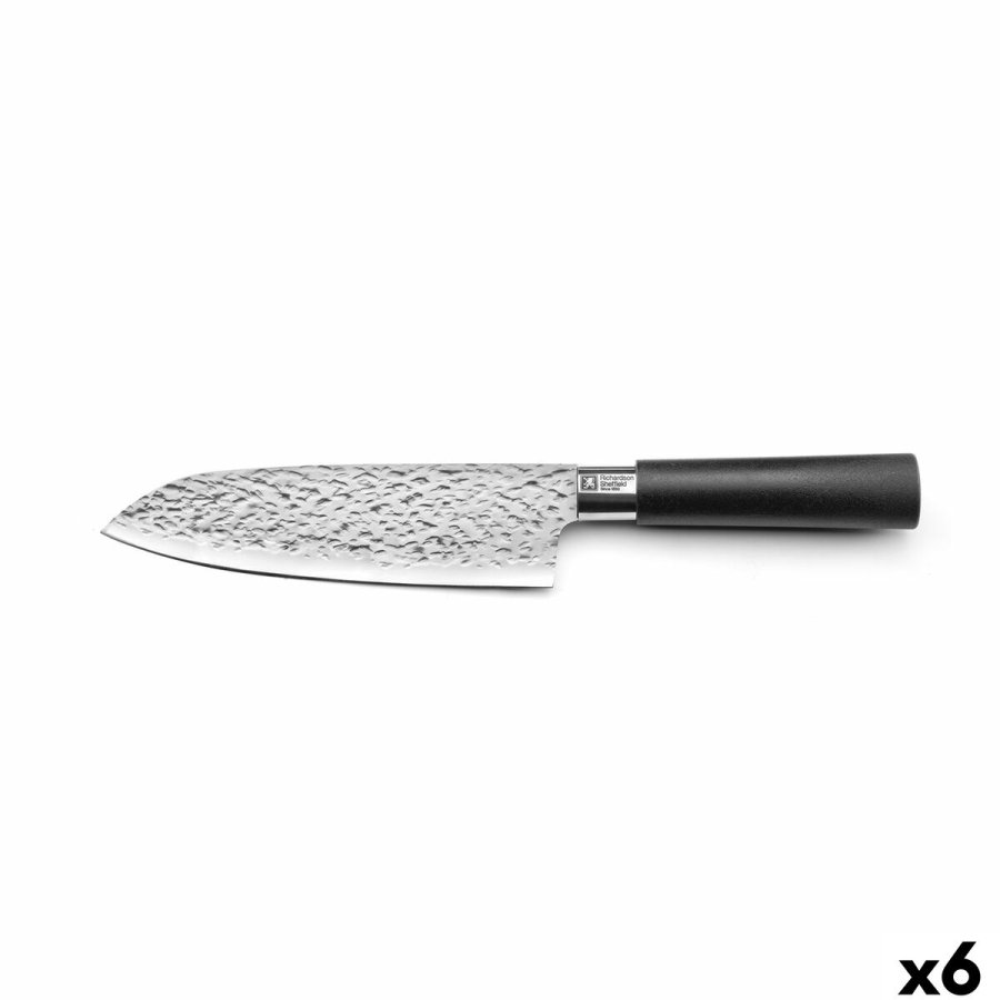 Santoku kniv Richardson Sheffield Katana Sort Metal Bakelit 17,5 cm (6 enheder) #1