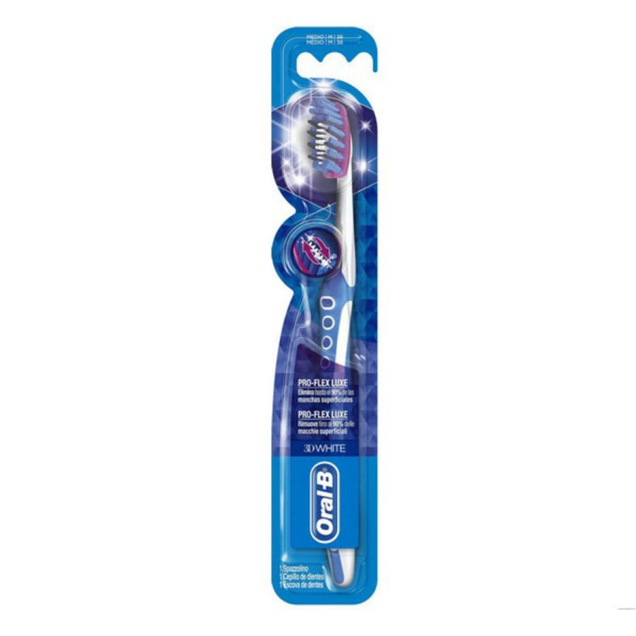 Escova de Dentes 3D White Pro-Flex Luxe Oral-B D White Flex Luxe Medium 1 enheder #1