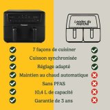 Varmluftsfrituregryde Cuisinart Sort 2400 W #6