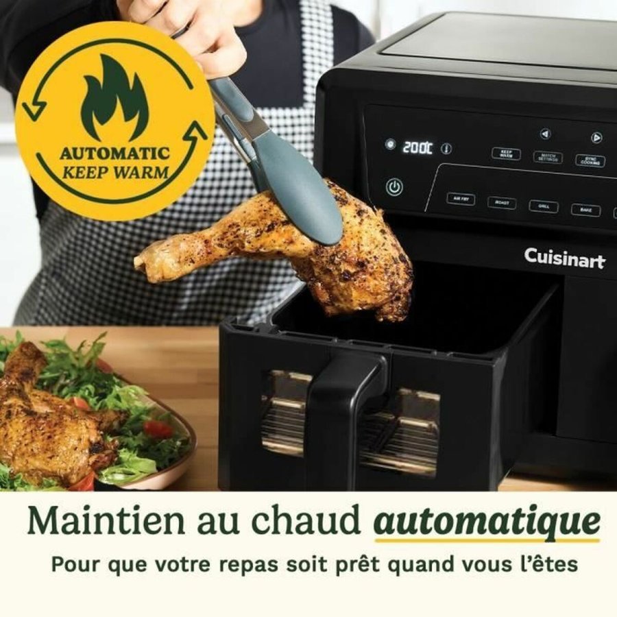 Varmluftsfrituregryde Cuisinart AFD10XBLE Sort 2400 W 10,4 L #4