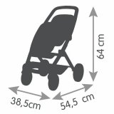 Lille Barnevogn til Dukker Smoby Maxi-Cosi Twin 64 cm #2