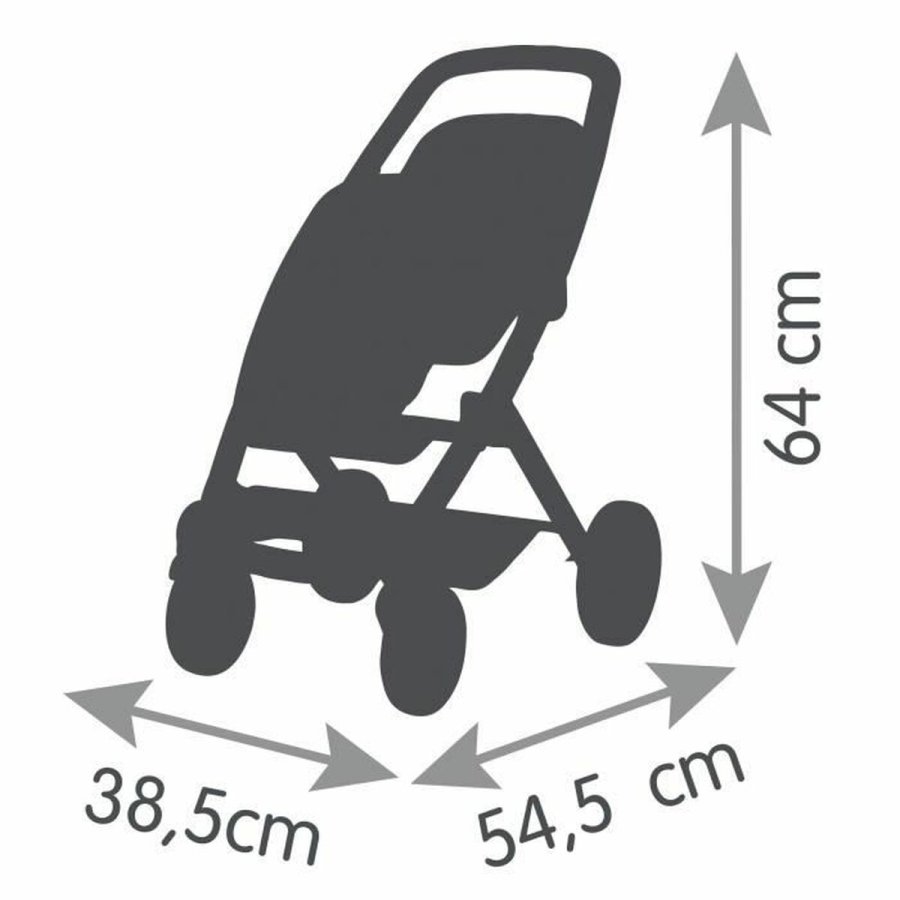 Lille Barnevogn til Dukker Smoby Maxi-Cosi Twin 64 cm #2