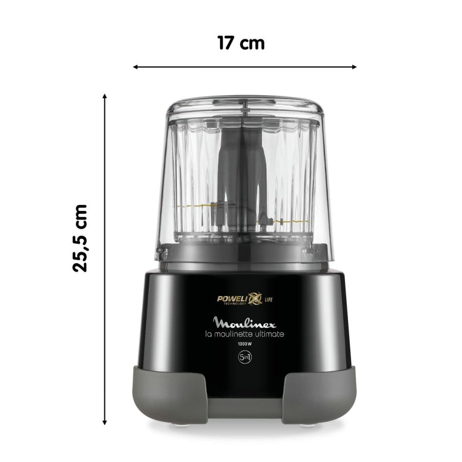 Kdhakker Moulinex DP810855 1000 W 550 ml Sort Titanium #5