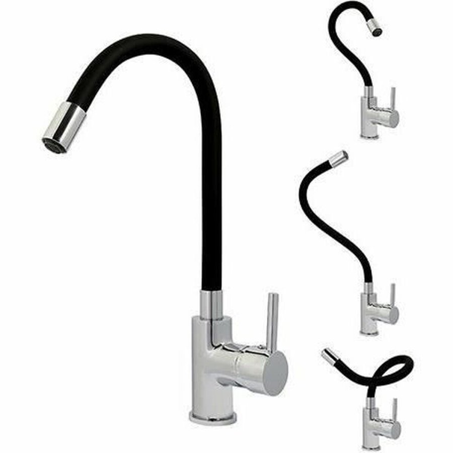 Hane med blandingsbatteri ILO M�MOIRE DE FORME Gr� Chrome #1