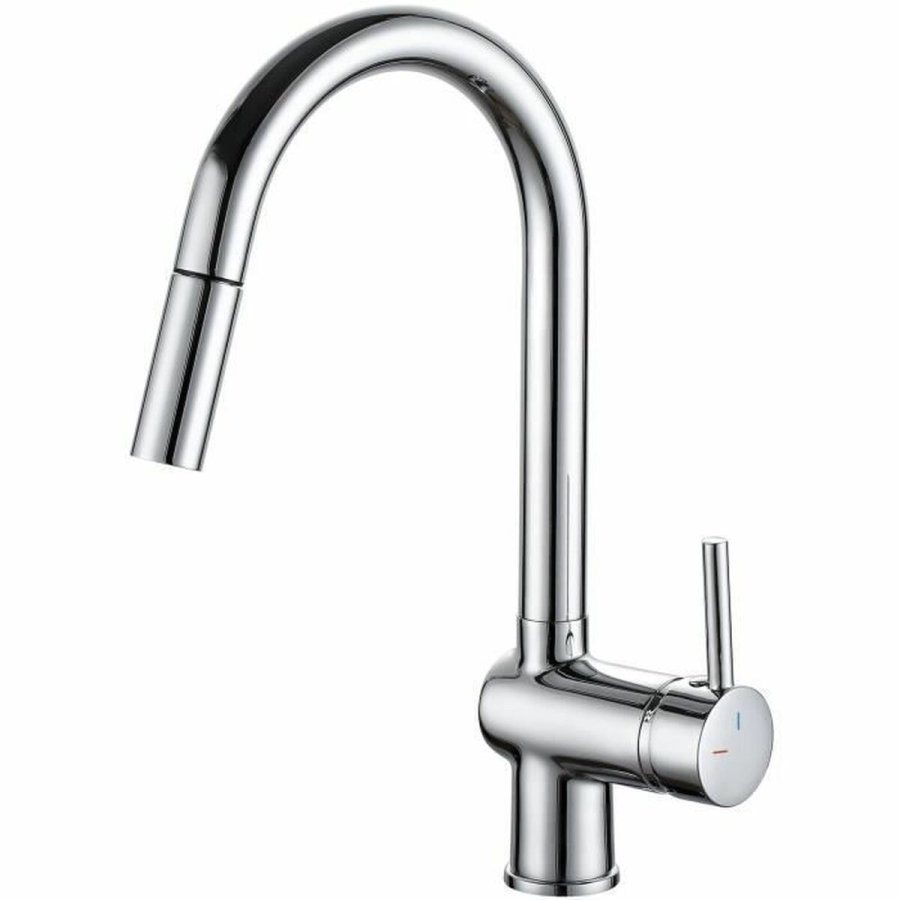 Hane med blandingsbatteri Rousseau FRIBOURG Chrome Metal #1