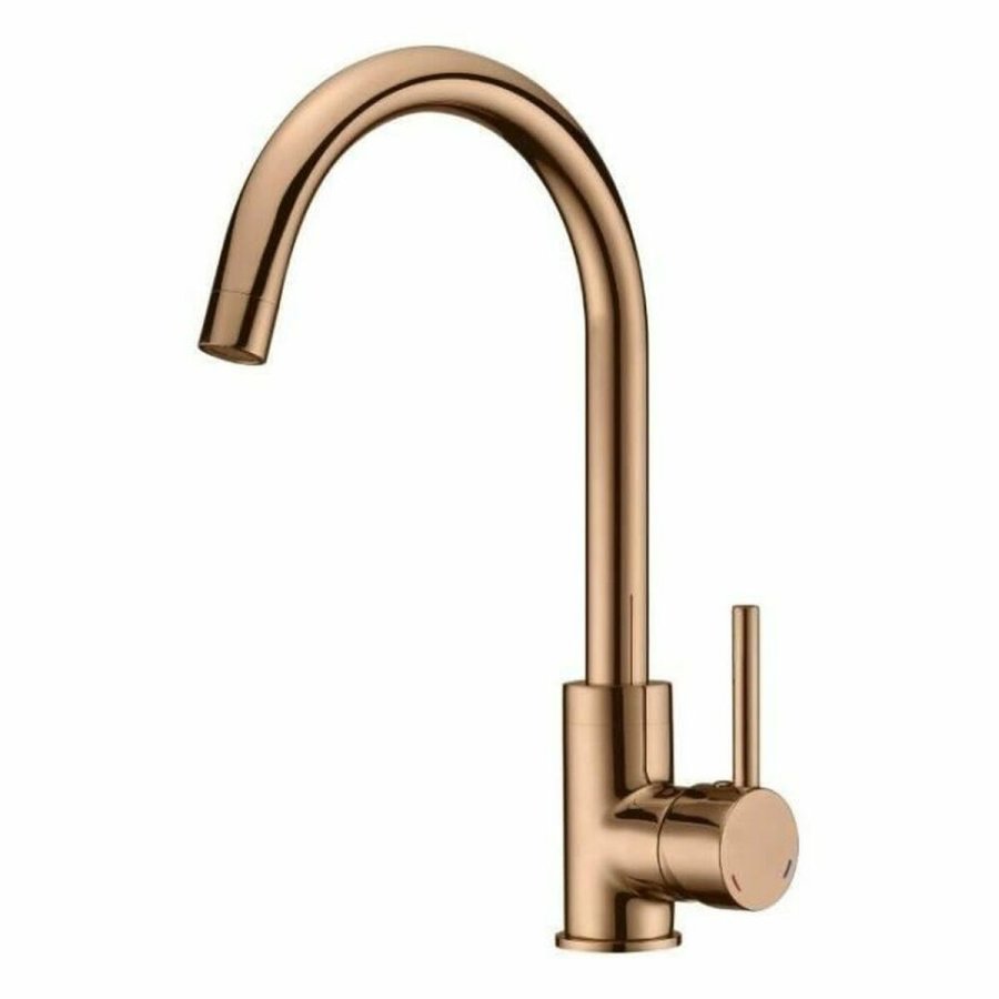 Hane med blandingsbatteri Rousseau 4060435 Rose Rustfrit stl Kobber #1