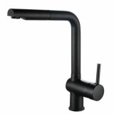 Hane med blandingsbatteri Rousseau 4060541 Sort Rustfrit stl Kobber Rektangulr #1