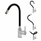Hane med blandingsbatteri Rousseau 4060589 Gr Sort/Gr Rustfrit stl Kobber #1