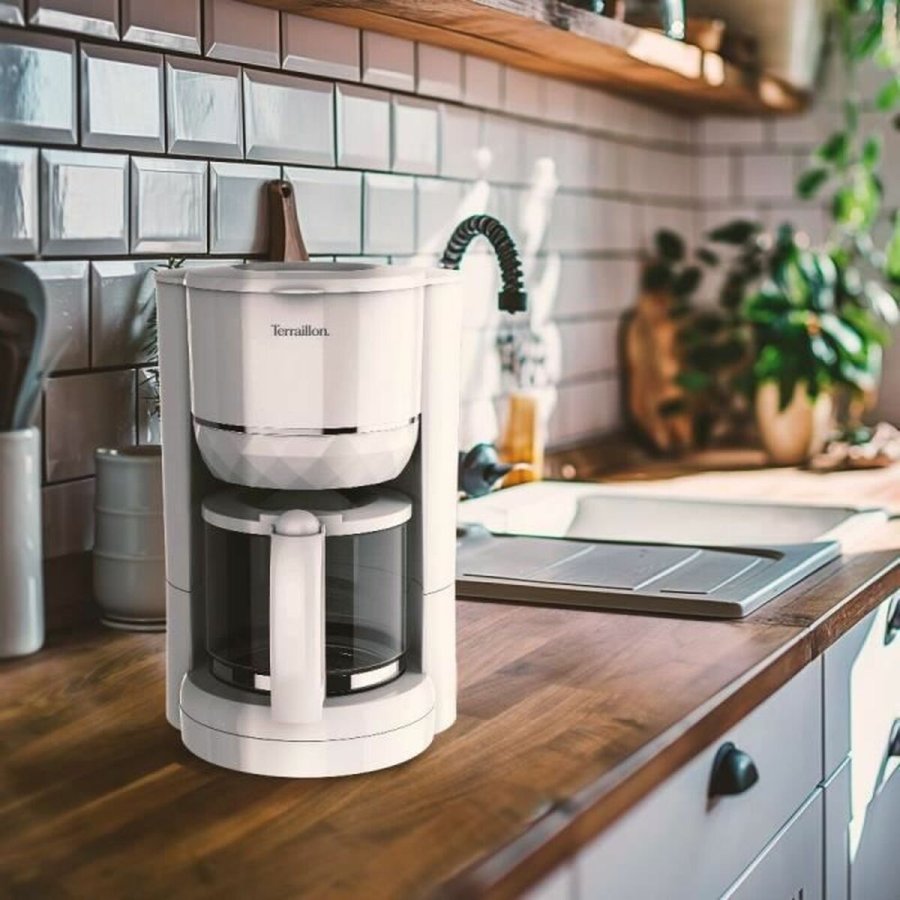Kaffekande med stempel Terraillon 15353 DIAMANT Hvid 1,25 L #2