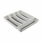 Bestikholder Mondex Space System polypropylen 33 x 29,3 x 4,5 cm Hvid #1