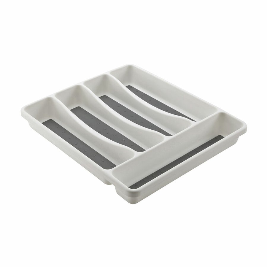 Bestikholder Mondex Space System polypropylen 33 x 29,3 x 4,5 cm Hvid #1