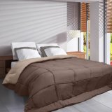 Ederdunsdyne Poyet  Motte Brun Beige 200 g/m 240 x 260 cm #5