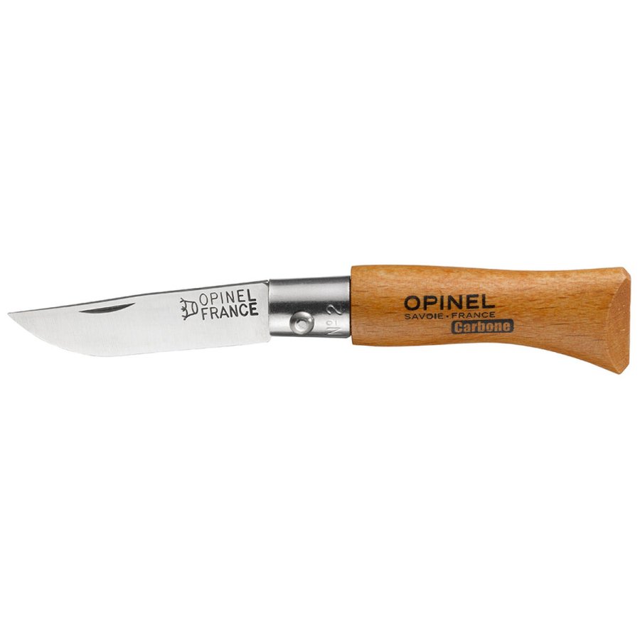 Forskrerkniv Opinel Kulstofstl birketr 3,5 cm #1