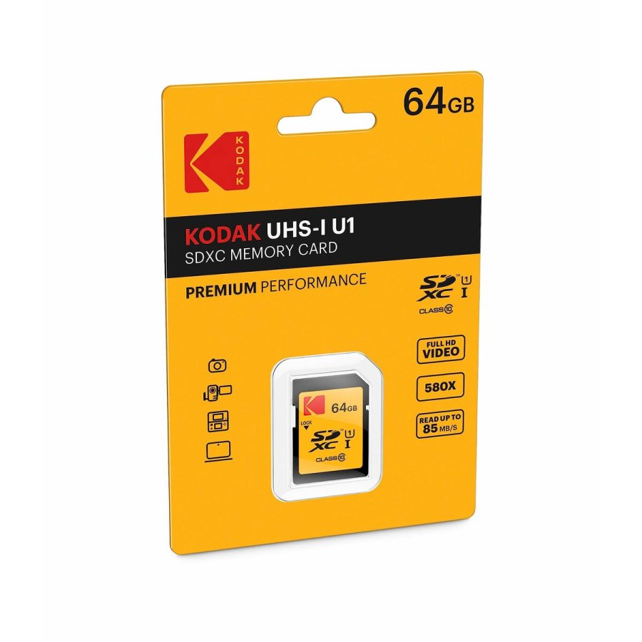 Mikro-SD-hukommelseskort med adapter Kodak EKMSD64GXC10K 64 GB #6