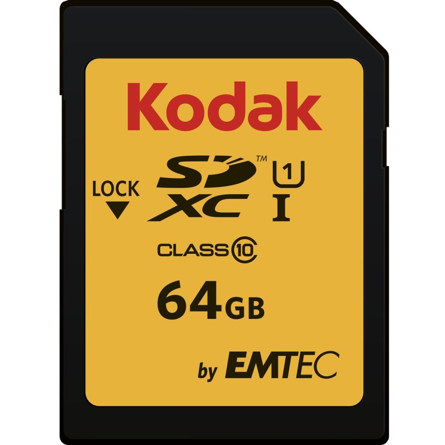 Mikro-SD-hukommelseskort med adapter Kodak EKMSD64GXC10K 64 GB #1