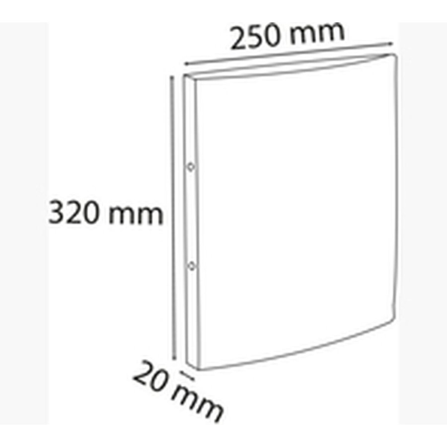Ringbind Exacompta Sort A4 (20 enheder) #2