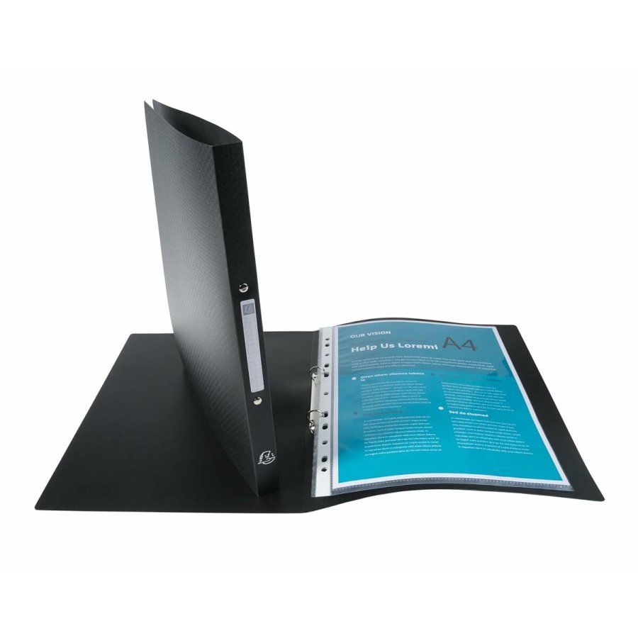 Ringbind Exacompta Sort A4 (20 enheder) #5