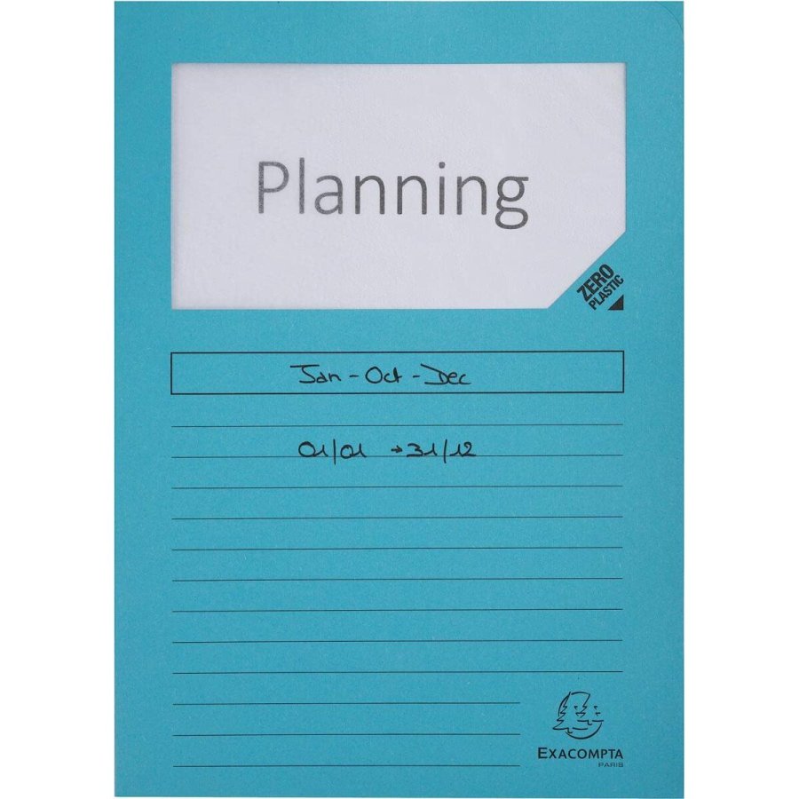 Undermappe Exacompta Forever Lysebl A4 100 Dele (4 enheder) #3