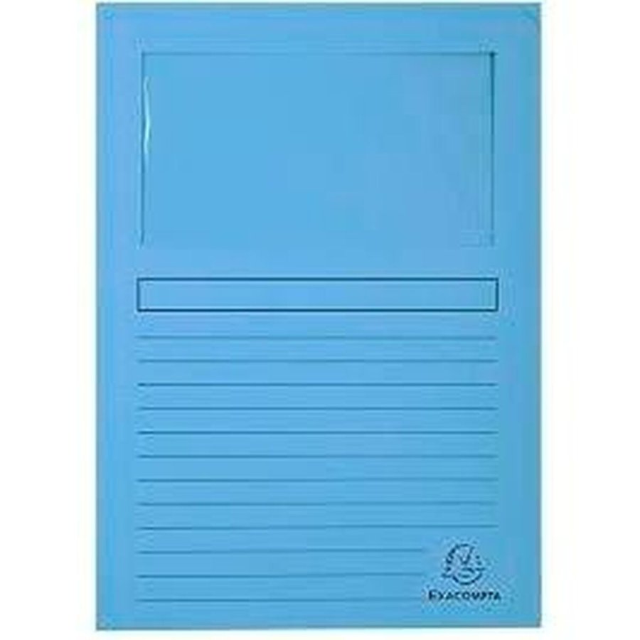 Undermappe Exacompta Forever Lysebl A4 100 Dele (4 enheder) #5