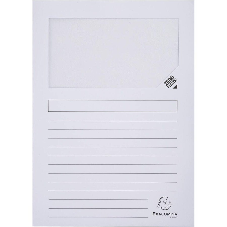 Undermappe Exacompta Forever Hvid A4 100 Dele (4 enheder) #2