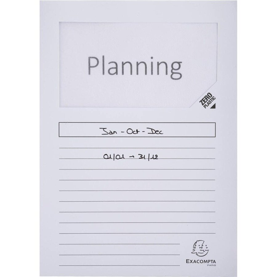 Undermappe Exacompta Forever Hvid A4 100 Dele (4 enheder) #3