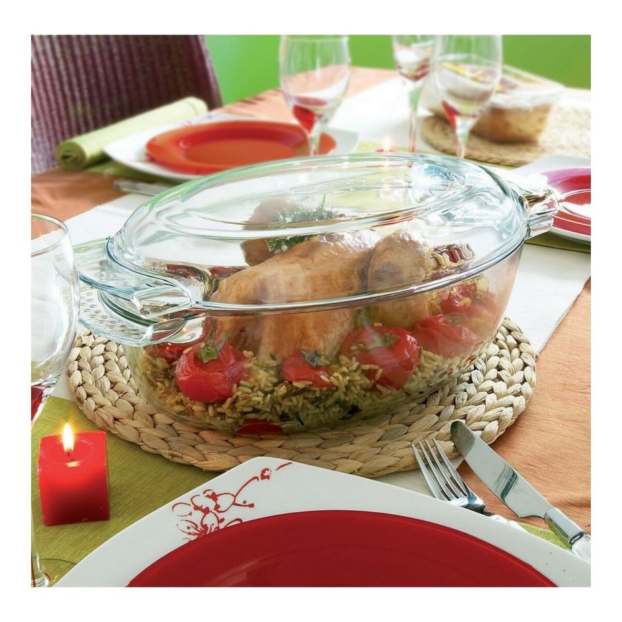 Ovn Fad Pyrex 1040712 Hvid Gennemsigtig Hrdet glas 6 L 4,5 g 4,5 L #3