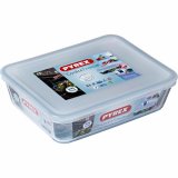 Mad Bevarelse Container Pyrex Hvid Gennemsigtig Rektangulr 1,5 L #2