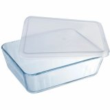 Mad Bevarelse Container Pyrex Hvid Gennemsigtig Rektangulr 1,5 L #3