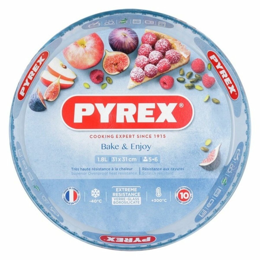 Kageform Pyrex Multifarvet Gennemsigtig #7