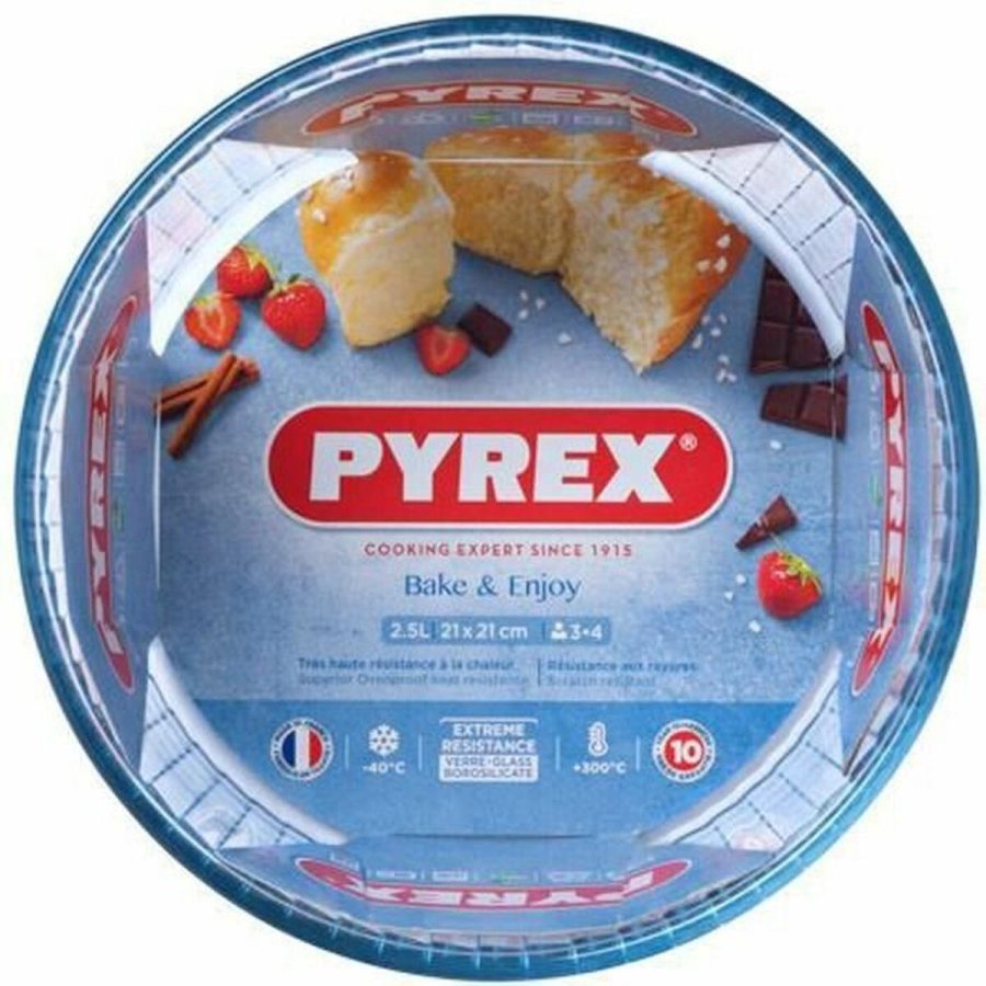 Bageform til bagvrk Pyrex Gennemsigtig #4
