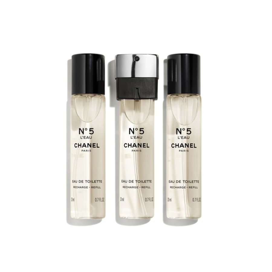 Parfume st til kvinder Chanel N5 L'Eau EDT 3 x 20 ml Genopladelig #1
