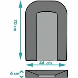 Changer Looping BCLPC 70 x 44 x 6 cm PVC Hvid #2