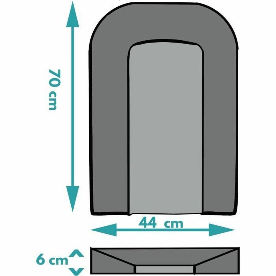 Changer Looping BCLPC 70 x 44 x 6 cm PVC Hvid #2