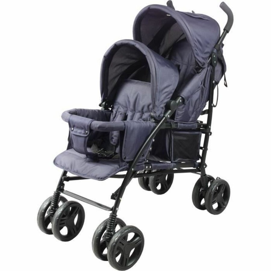 Klapvogn til baby Bambisol Double Cane Marinebl� #1