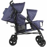 Klapvogn til baby Bambisol Double Cane Marinebl� #2