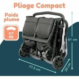 Klapvogn til baby Bambisol Gr� #3