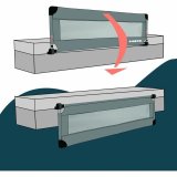 Sengehest Looping BL5003G 44 x 150 cm Gr #2