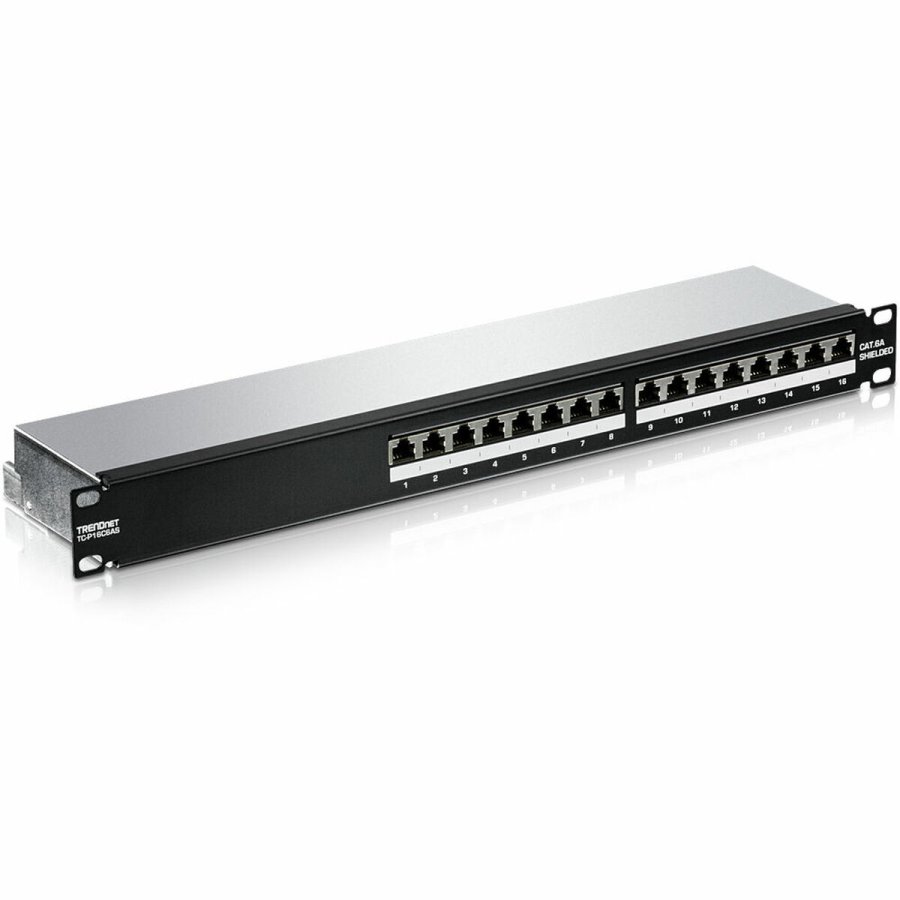 16-port UTP kategori 6 Patch Panel Trendnet TC-P16C6AS #2