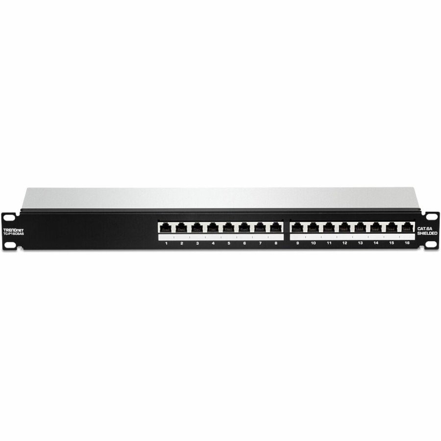 16-port UTP kategori 6 Patch Panel Trendnet TC-P16C6AS #1
