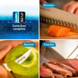 Kkkenkniv Tefal K23207 Sort 7