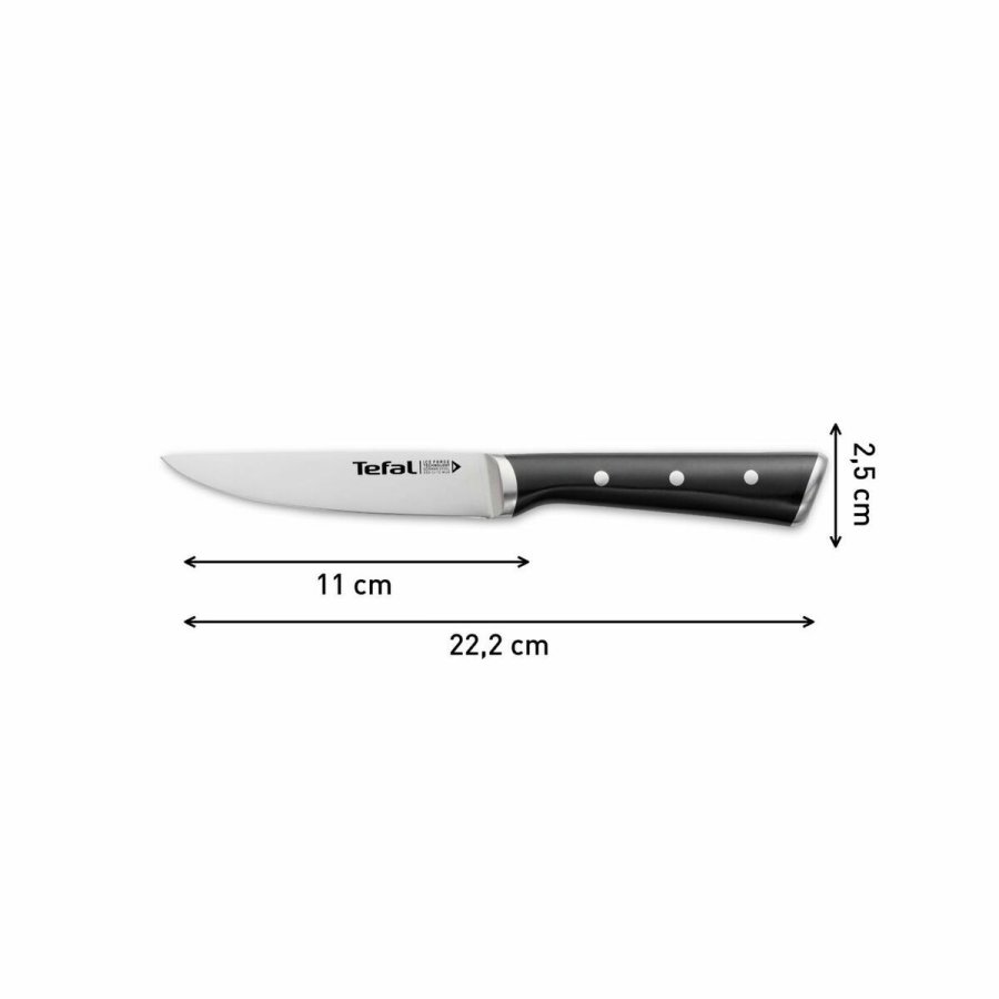 Kkkenkniv Tefal K2320914 ICE FO Sort Medium Rustfrit stl 11 cm #4