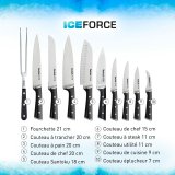 Santoku kniv Tefal K23206 18 cm Sort Medium Rustfrit stl #6