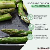 S�t stegepander Fackelmann Brandao Sort Keramik 2 Dele #4