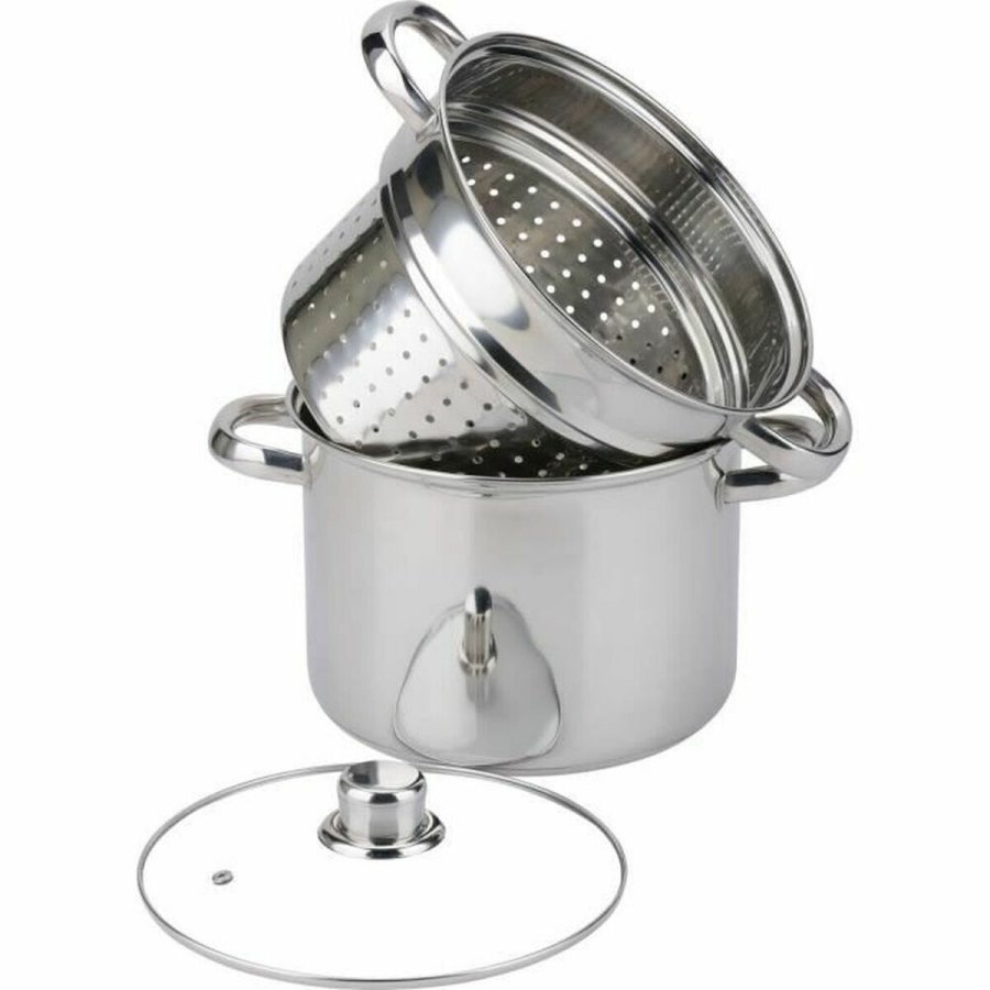 Dampapparat med gryde Baumalu  20 cm Metal Rustfrit stl 5 L #1